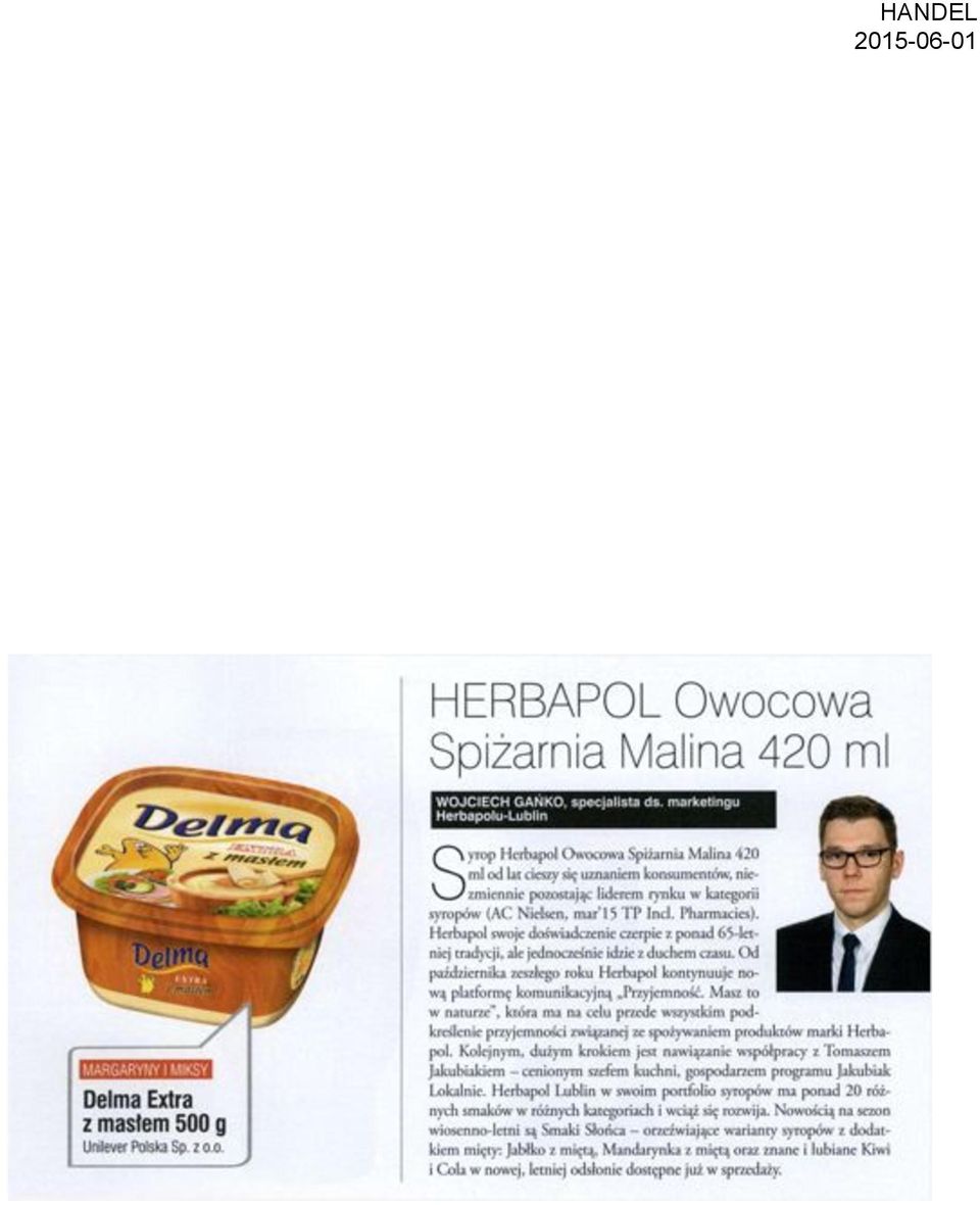 Od października zeszłego roku Herbapol kontynuuje nową platformę komunikacyjną Przyjemność.