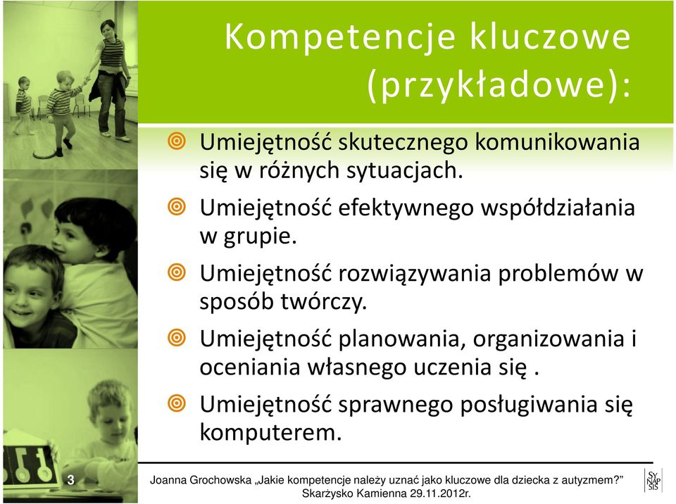 Umiejętność rozwiązywania problemów w sposób twórczy.