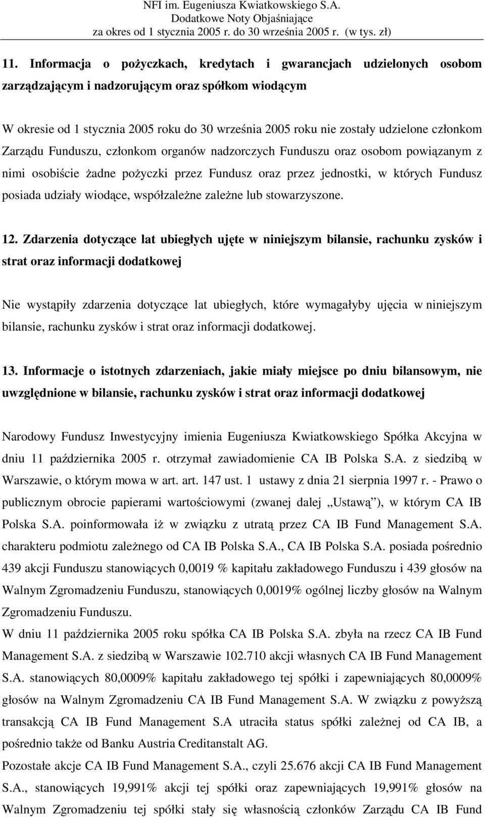 wiodące, współzależne zależne lub stowarzyszone. 12.