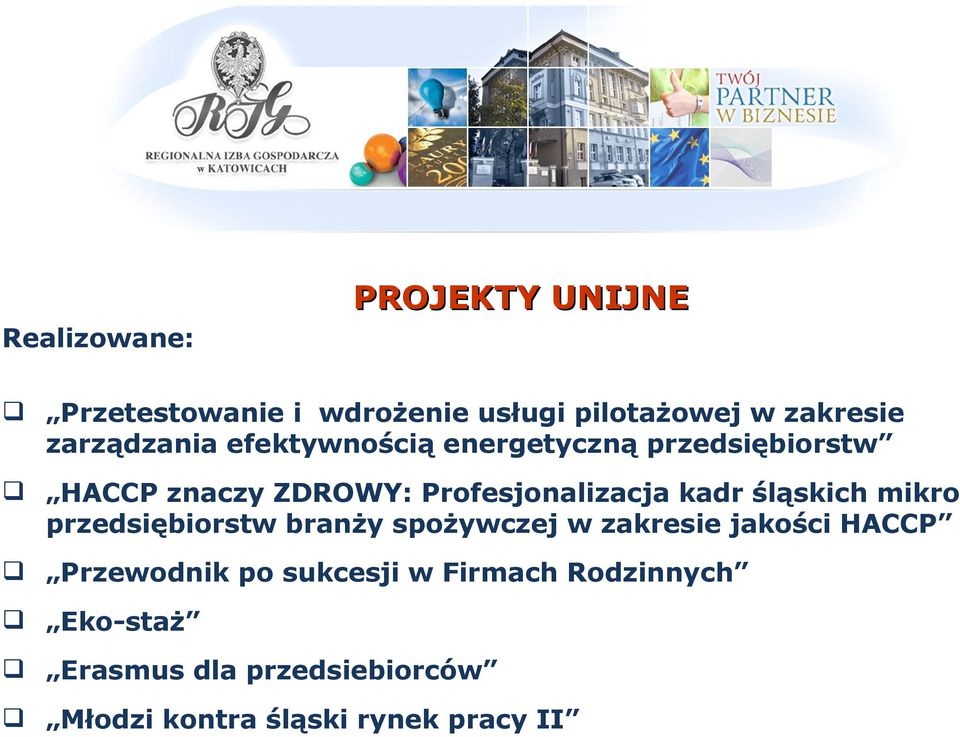 kadr śląskich mikro przedsiębiorstw branży spożywczej w zakresie jakości HACCP Przewodnik po