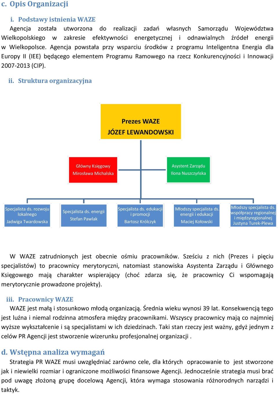 Agencja powstała przy wsparciu środków z programu Inteligentna Energia dla Europy II (IEE) będącego elementem Programu Ramowego na rzecz Konkurencyjności i Innowacji 2007-2013 (CIP). ii.