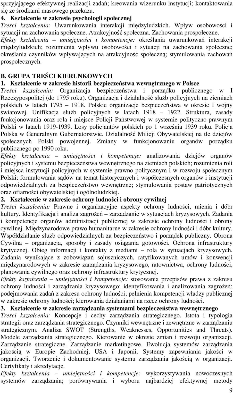 Zachowania prospołeczne.