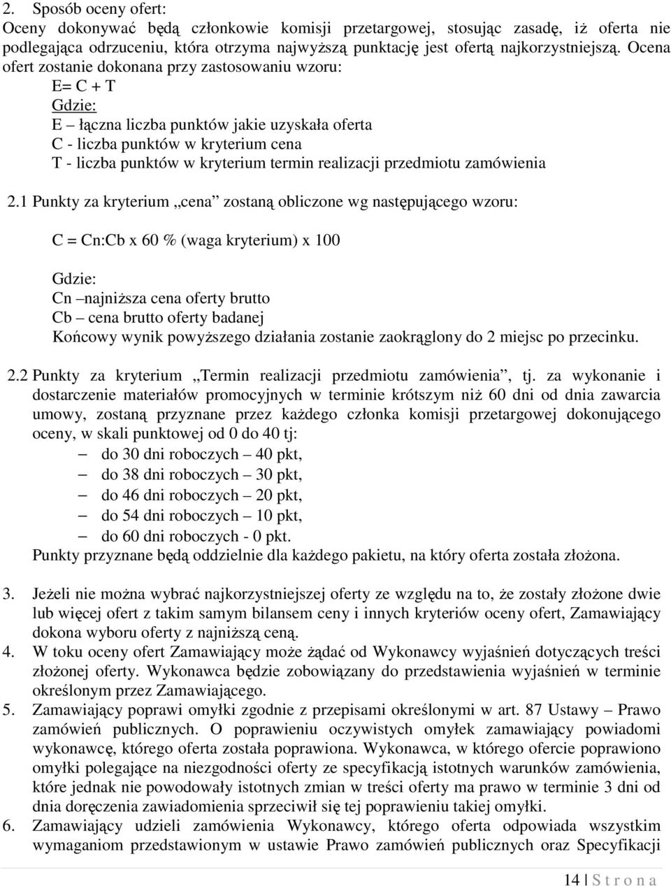 realizacji przedmiotu zamówienia 2.