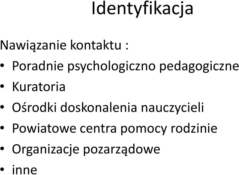 Ośrodki doskonalenia nauczycieli Powiatowe