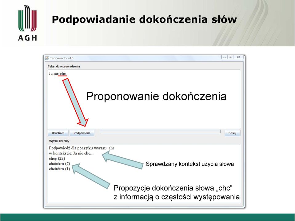 kontekst użycia słowa Propozycje