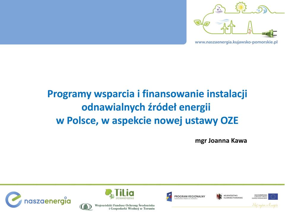 odnawialnych źródeł energii w