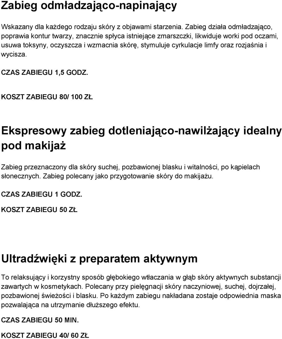 rozjaśnia i wycisza.
