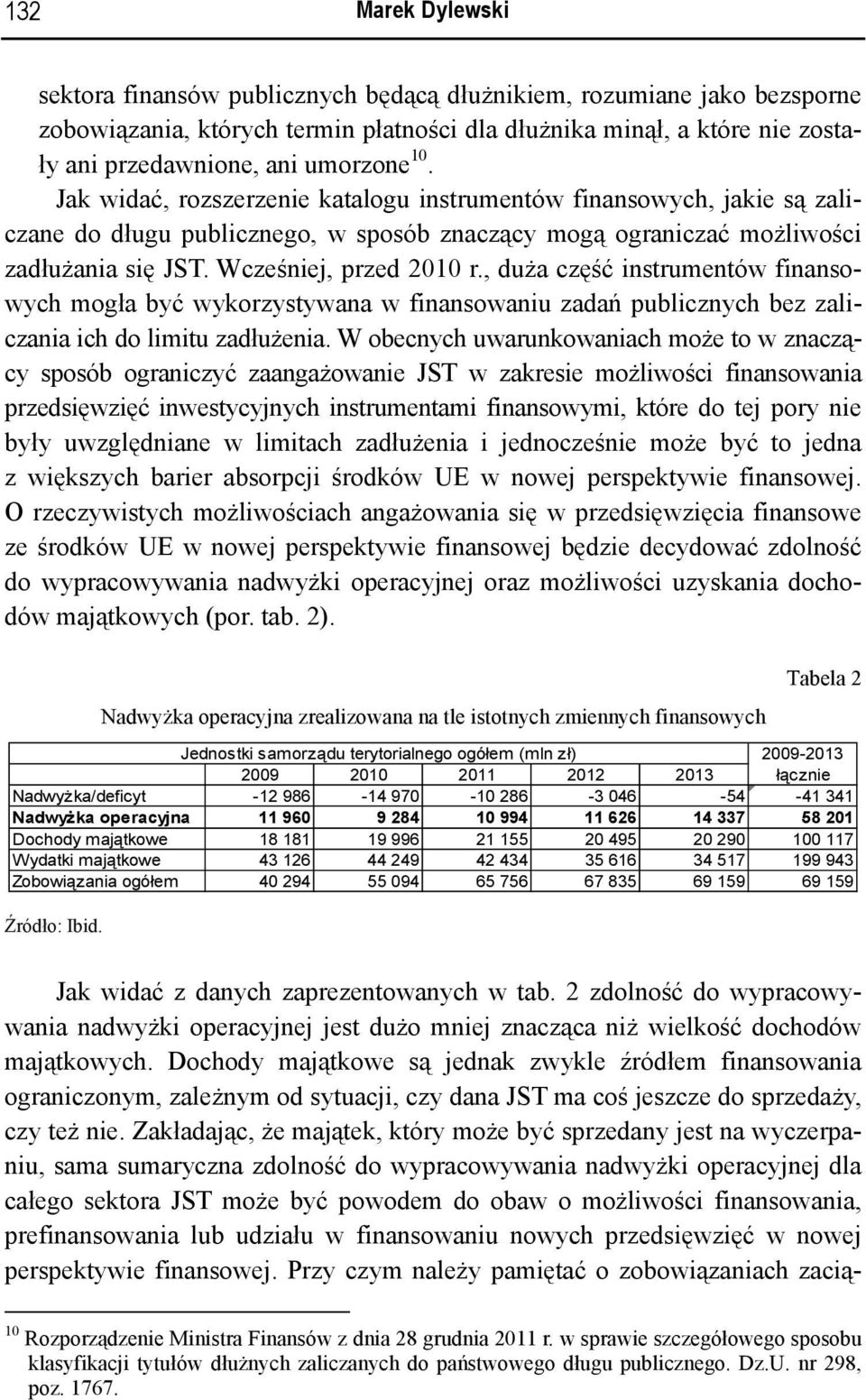 Wcześniej, przed 2010 r., duża część instrumentów finansowych mogła być wykorzystywana w finansowaniu zadań publicznych bez zaliczania ich do limitu zadłużenia.