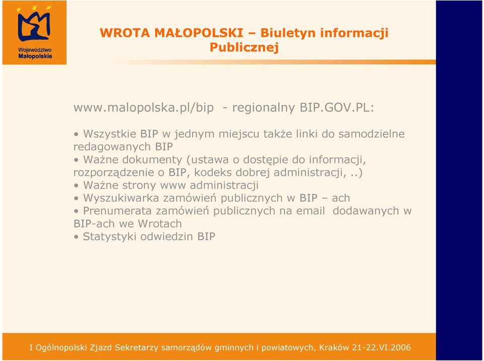 dostępie do informacji, rozporządzenie o BIP, kodeks dobrej administracji,.