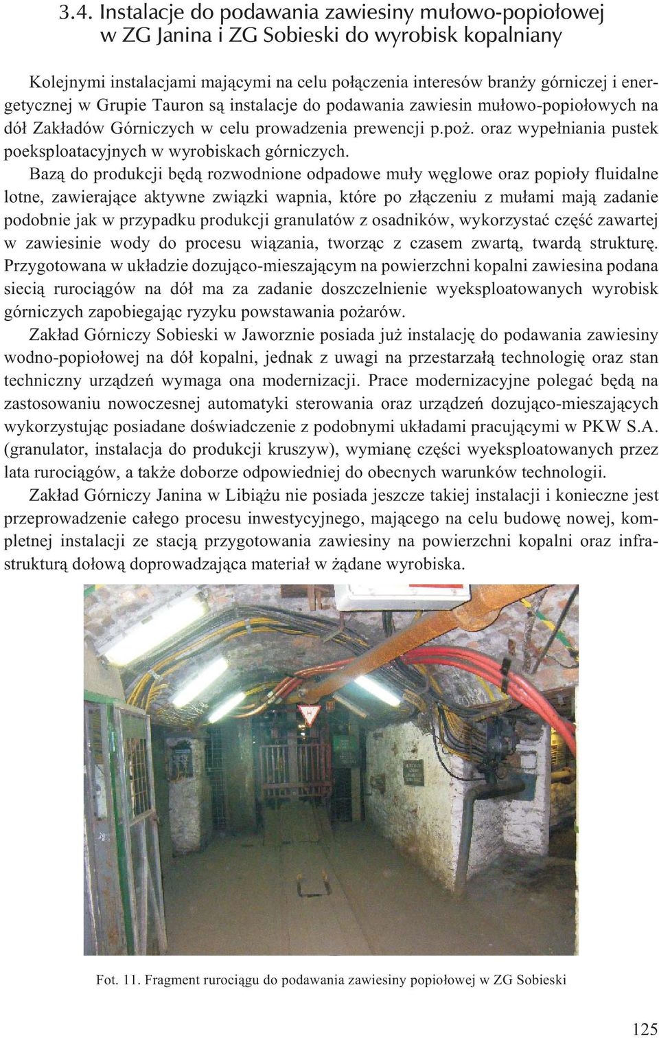 Baz¹ do produkcji bêd¹ rozwodnione odpadowe mu³y wêglowe oraz popio³y fluidalne lotne, zawieraj¹ce aktywne zwi¹zki wapnia, które po z³¹czeniu z mu³ami maj¹ zadanie podobnie jak w przypadku produkcji