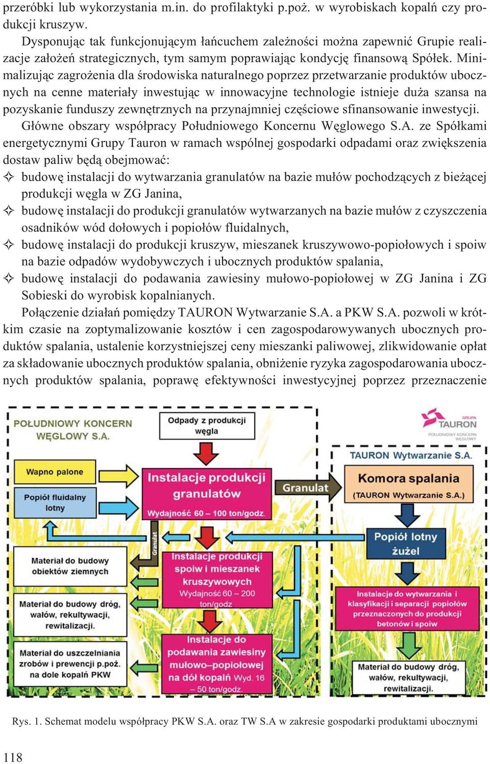 Minimalizuj¹c zagro enia dla œrodowiska naturalnego poprzez przetwarzanie produktów ubocznych na cenne materia³y inwestuj¹c w innowacyjne technologie istnieje du a szansa na pozyskanie funduszy