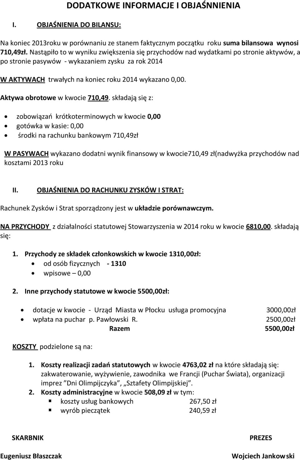 Aktywa obrotowe w kwocie 710,49.