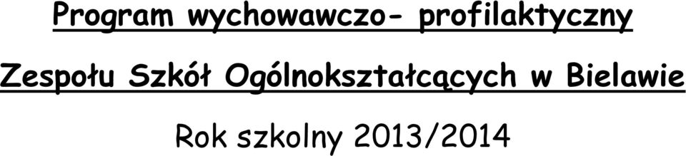 Szkół Ogólnokształcących