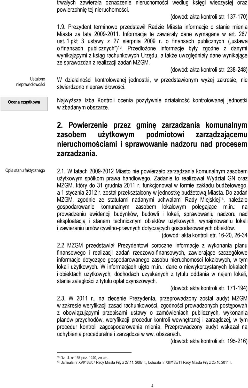 o finansach publicznych ( ustawa o finansach publicznych ) 13.
