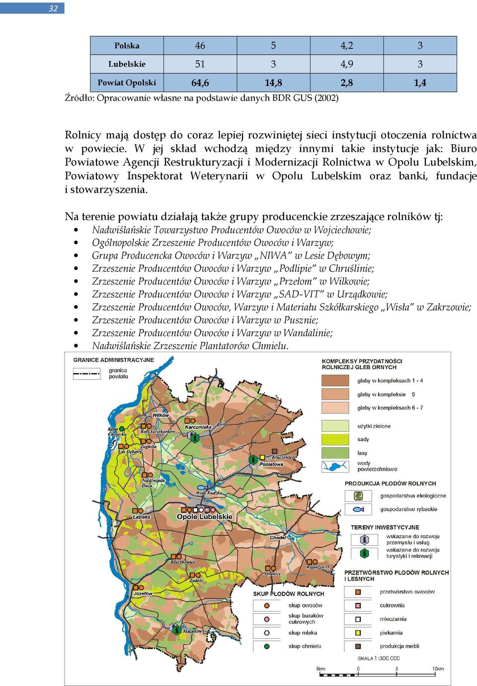 W jej skład wchodzą między innymi takie instytucje jak: Biuro Powiatowe Agencji Restrukturyzacji i Modernizacji Rolnictwa w Opolu Lubelskim, Powiatowy Inspektorat Weterynarii w Opolu Lubelskim oraz
