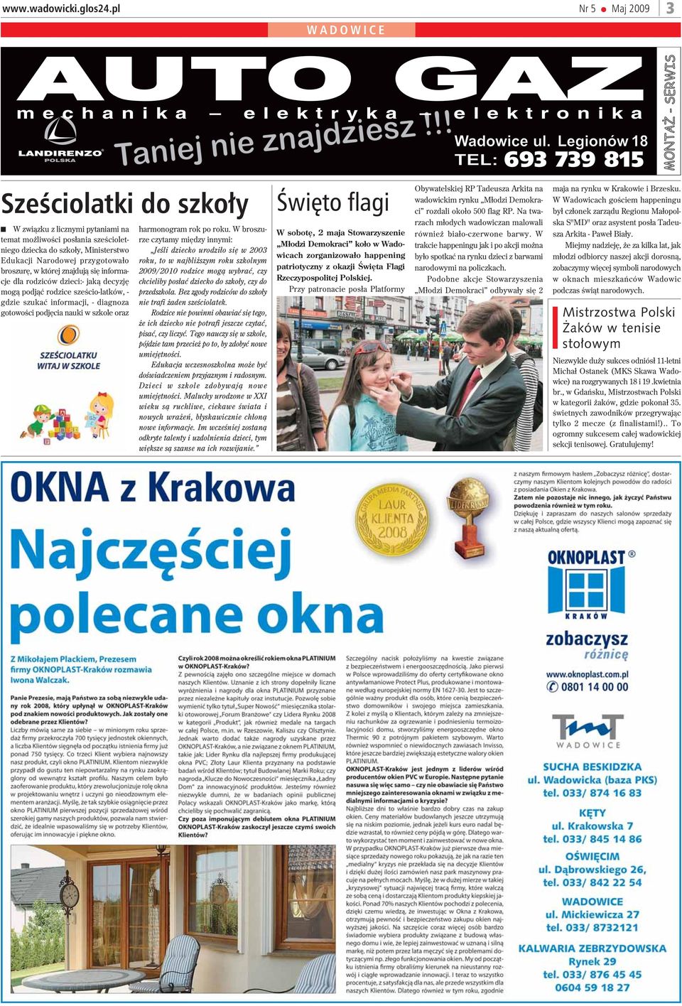 podjêcia nauki w szkole oraz harmonogram rok po roku.