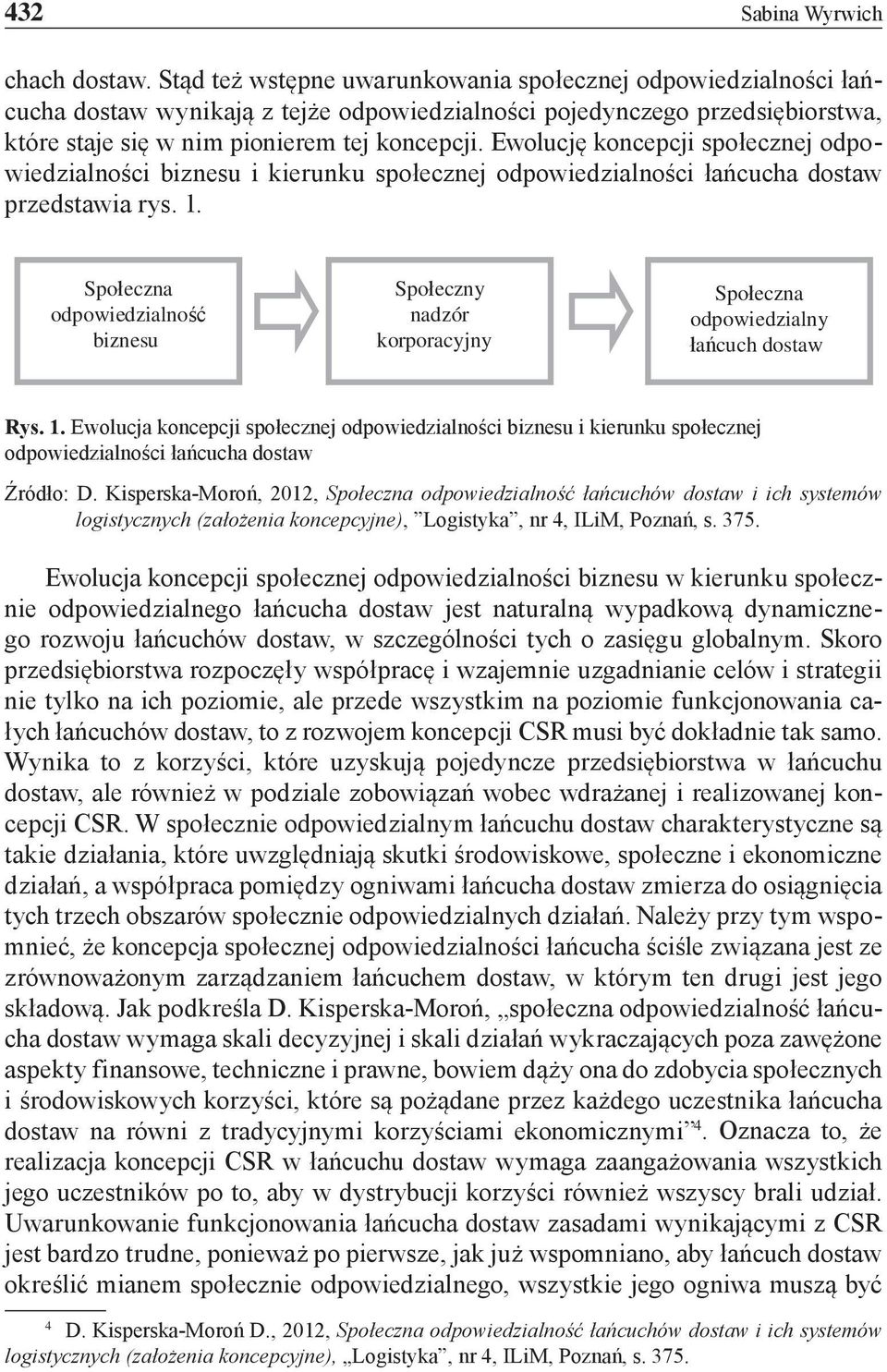 Ewolucję koncepcji społecznej odpowiedzialności biznesu i kierunku społecznej odpowiedzialności łańcucha dostaw przedstawia rys. 1.