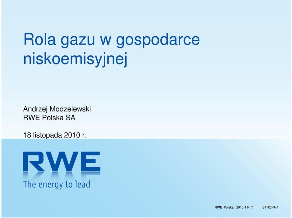 Modzelewski RWE Polska SA 18