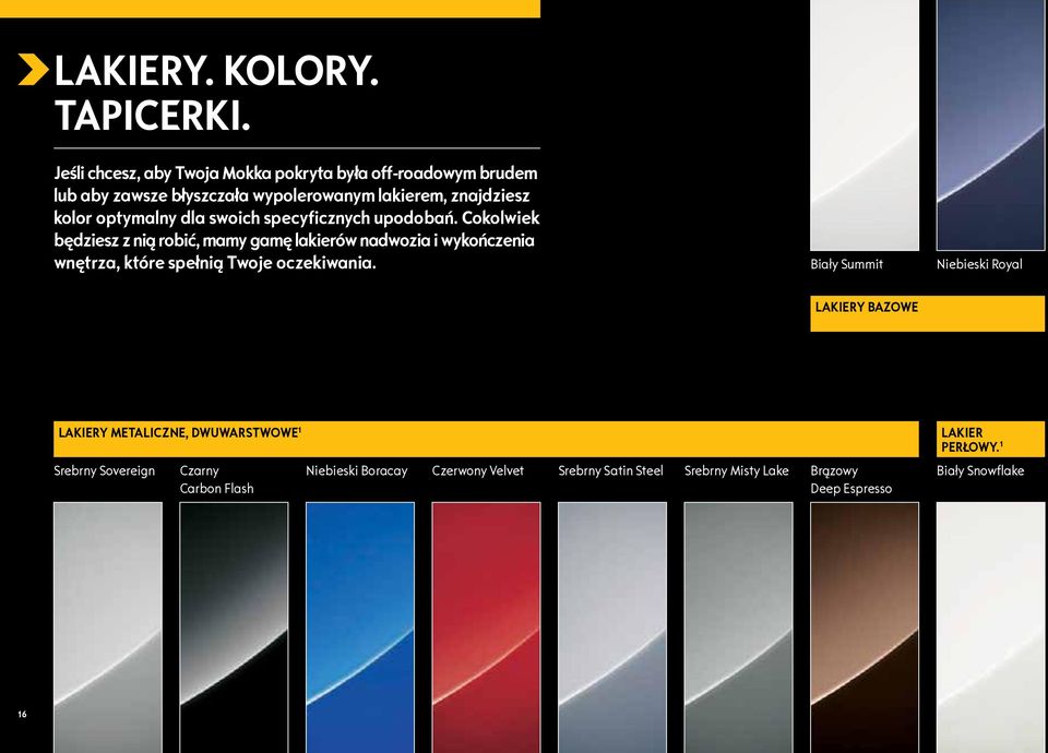 dla swoich specyficznych upodobań.