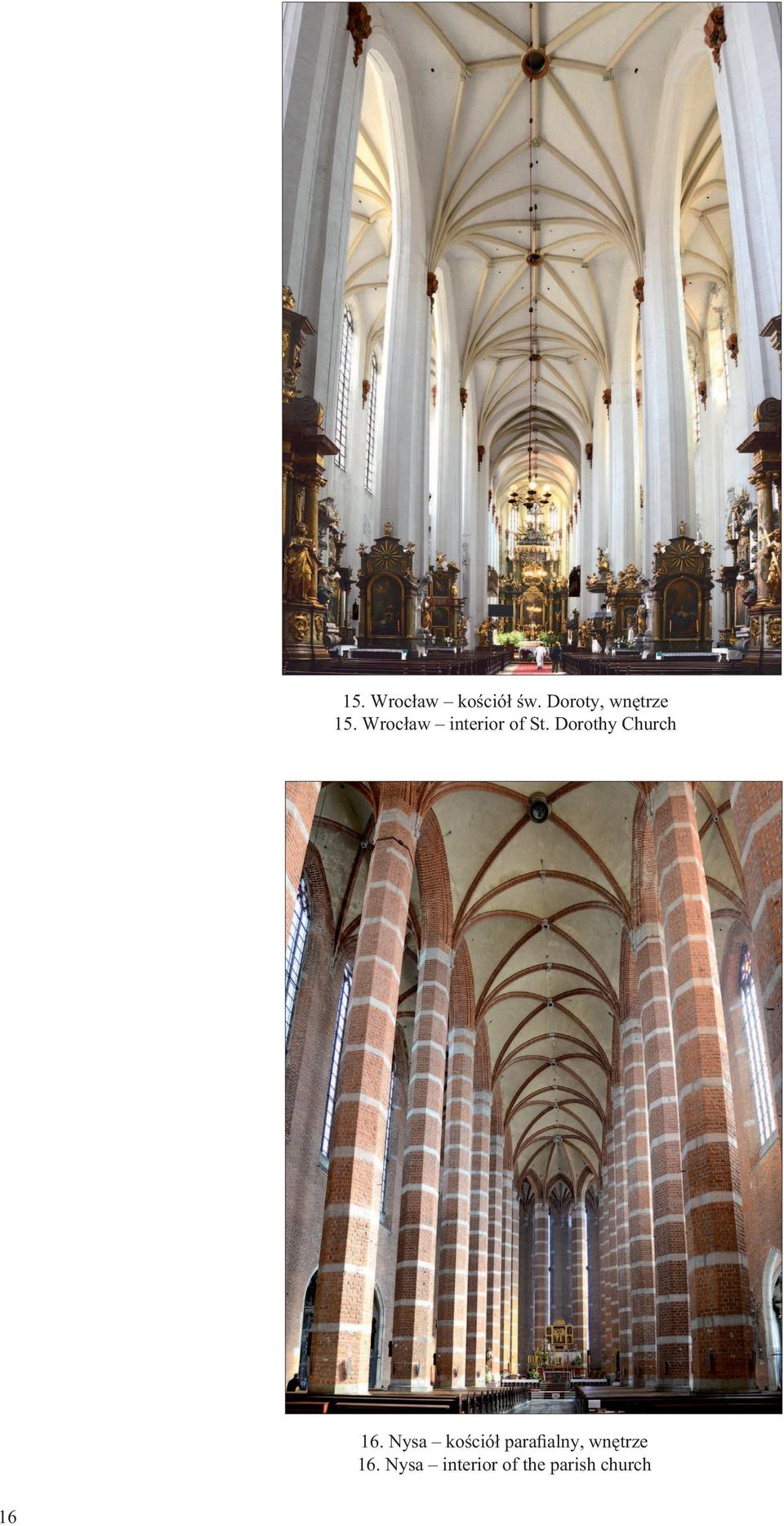 Wroc aw interior of St.