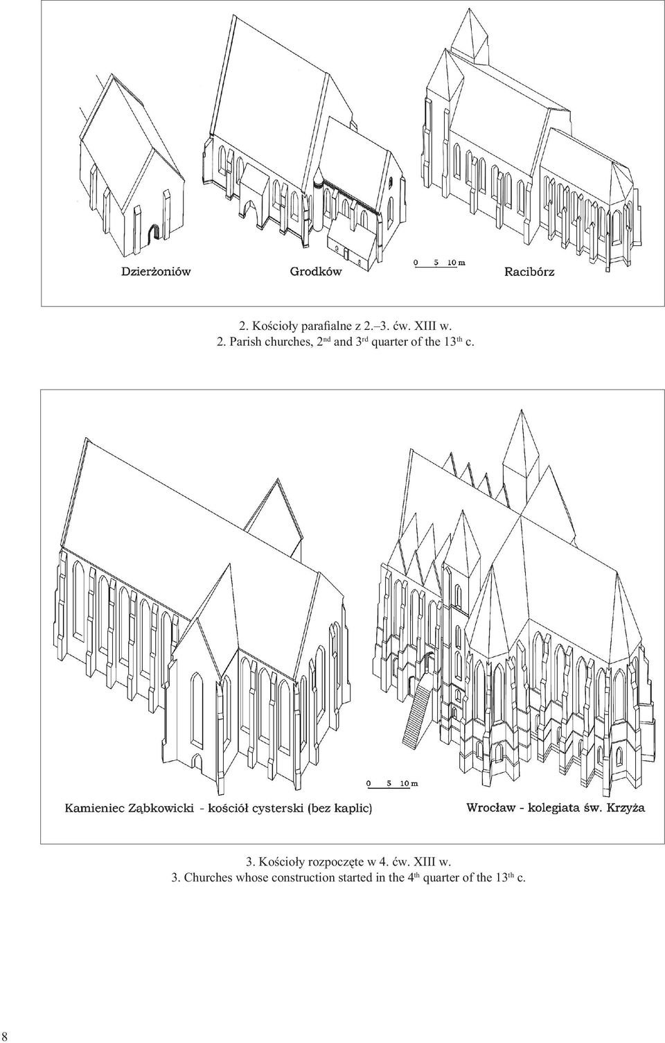 Parish churches, 2 nd and 3 rd quarter of the 13 th c.