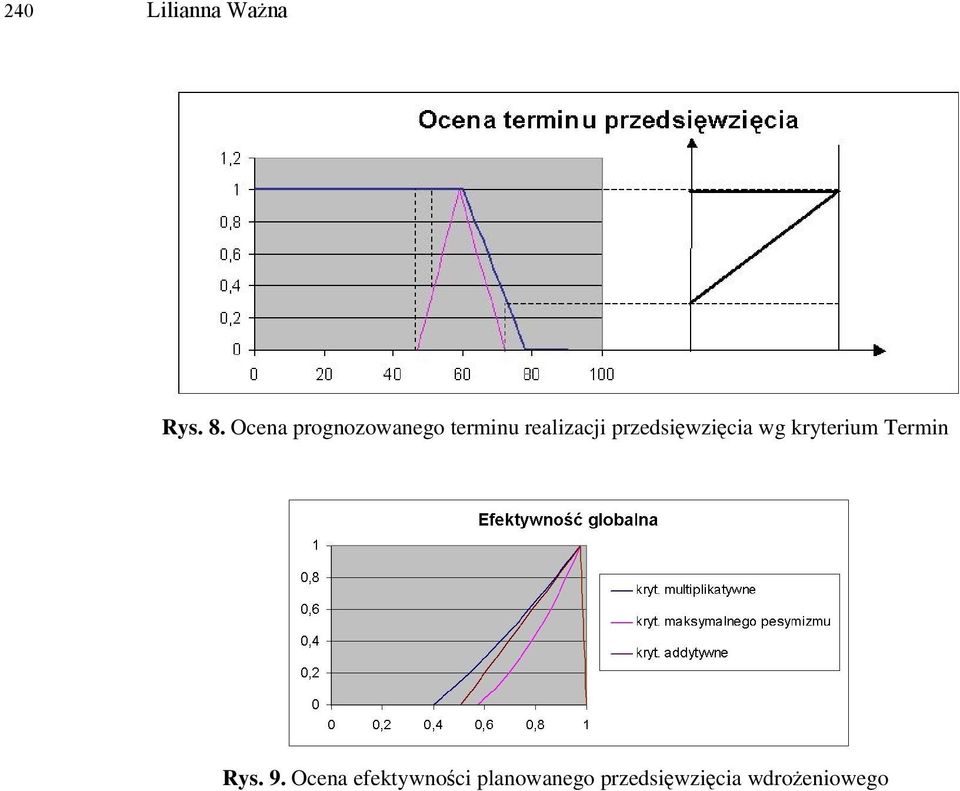 przedsięwzięcia wg kryterium Termin Rys. 9.