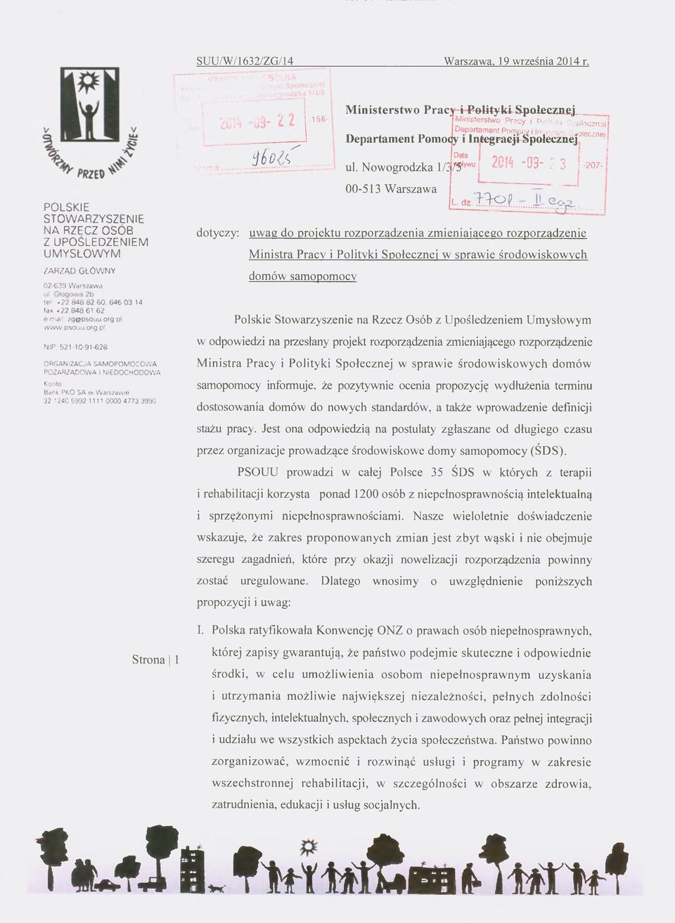 .. 158- M inisterstw o Prac y-i Polityki Społecznej i*. _... Departament Pomocy i Integracji Społecznej ul.