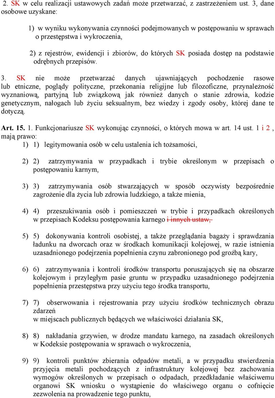 podstawie odrębnych przepisów. 3.