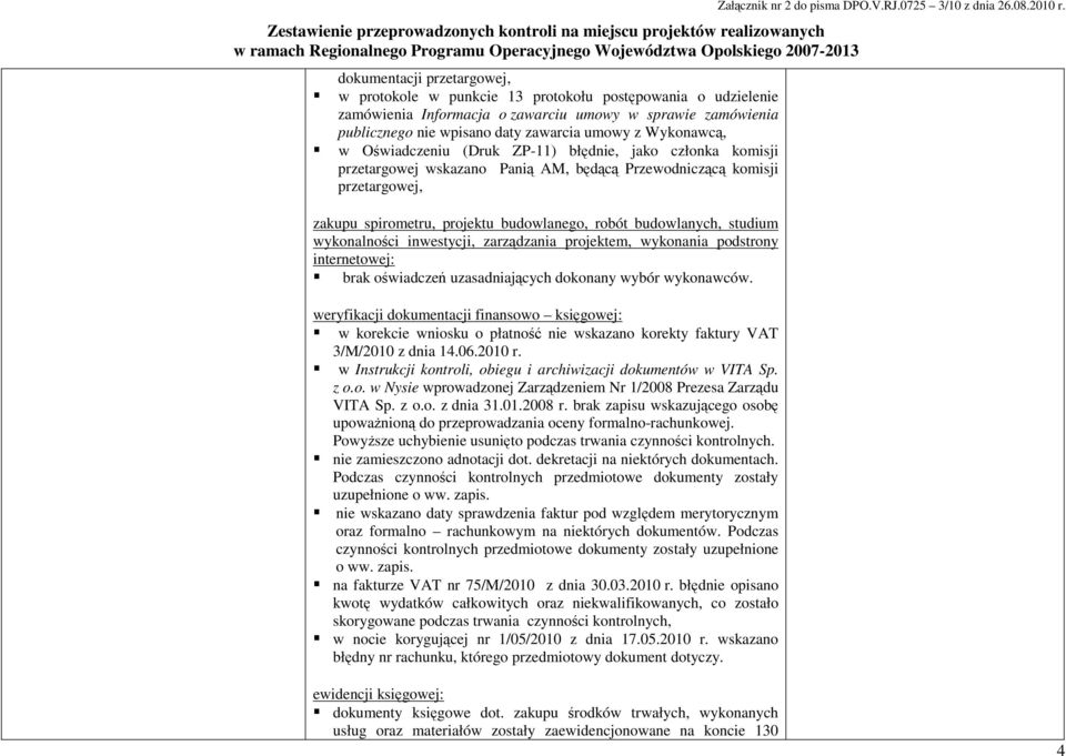 budowlanych, studium wykonalności inwestycji, zarządzania projektem, wykonania podstrony internetowej: brak oświadczeń uzasadniających dokonany wybór wykonawców.