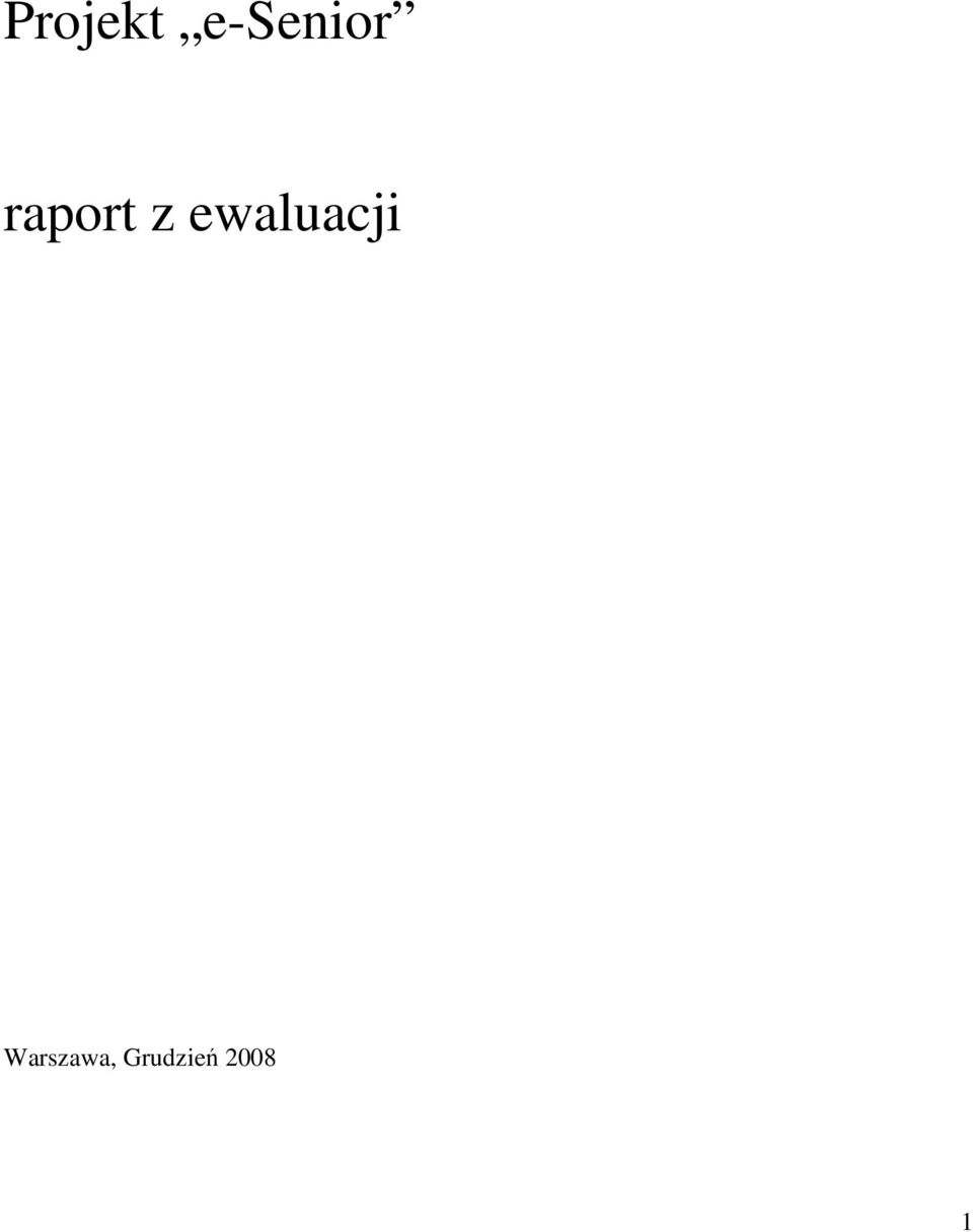 z ewaluacji