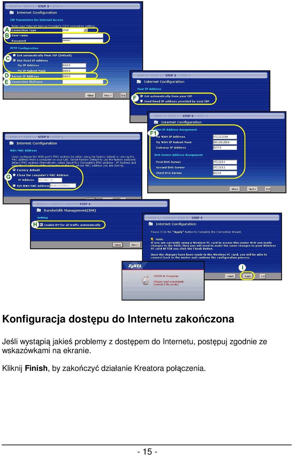 postępuj zgodnie ze wskazówkami na ekranie.