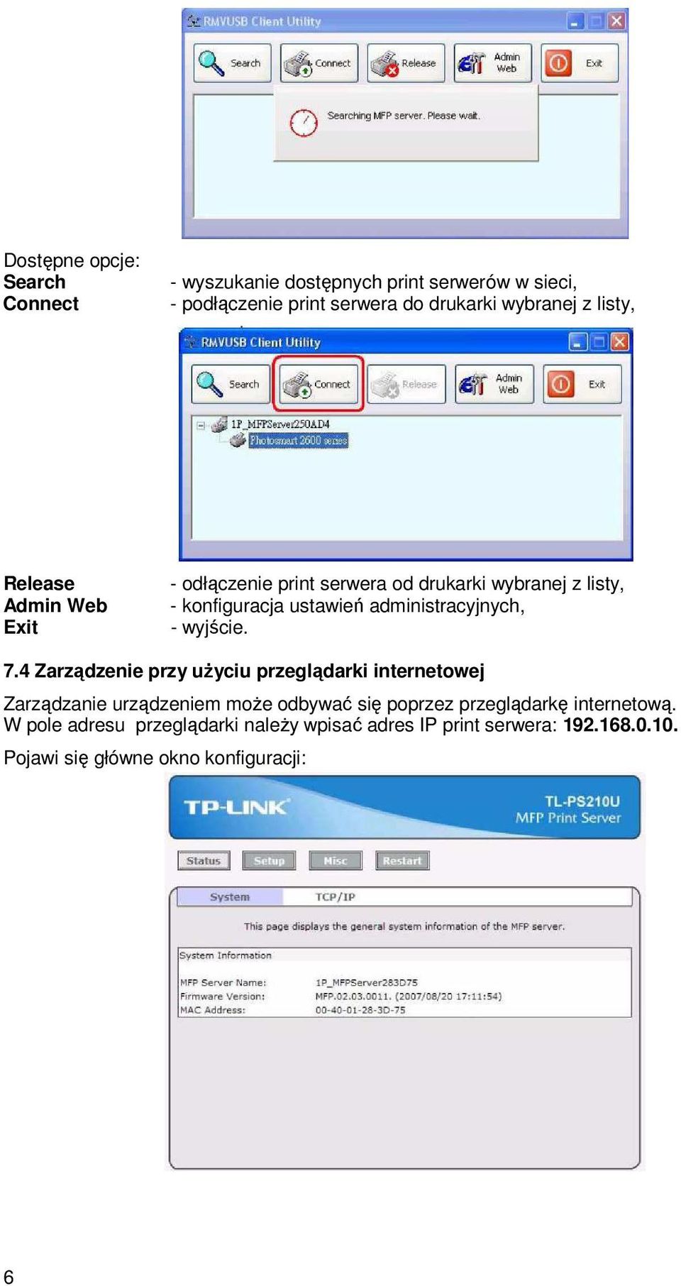 - wyjście. 7.