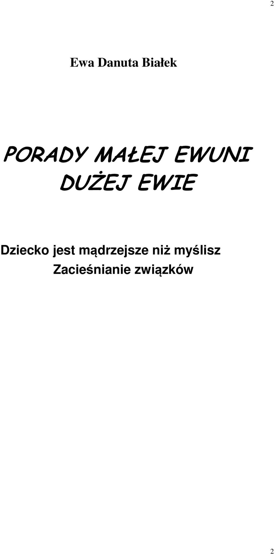 Dziecko jest mądrzejsze niż