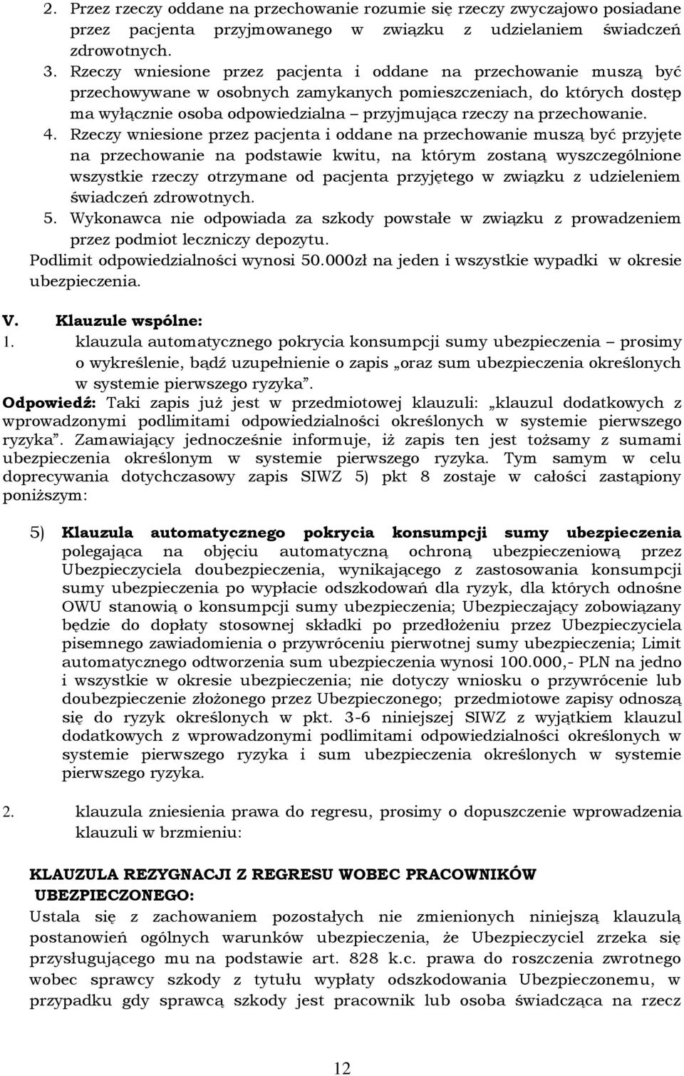 przechowanie. 4.