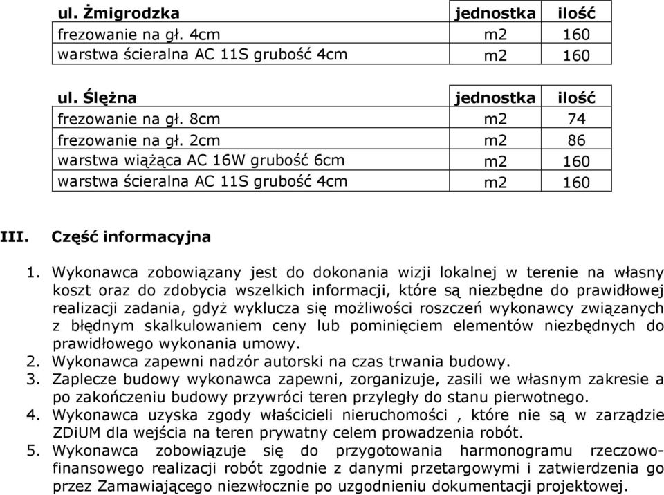 możliwości roszczeń wykonawcy związanych z błędnym skalkulowaniem ceny lub pominięciem elementów niezbędnych do prawidłowego wykonania umowy. 2.