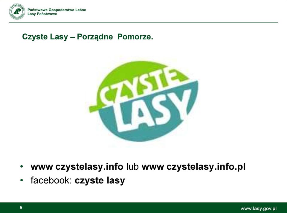 info lub www czystelasy.