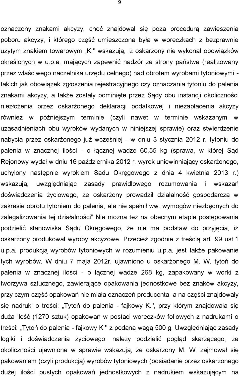 ują, iż oskar