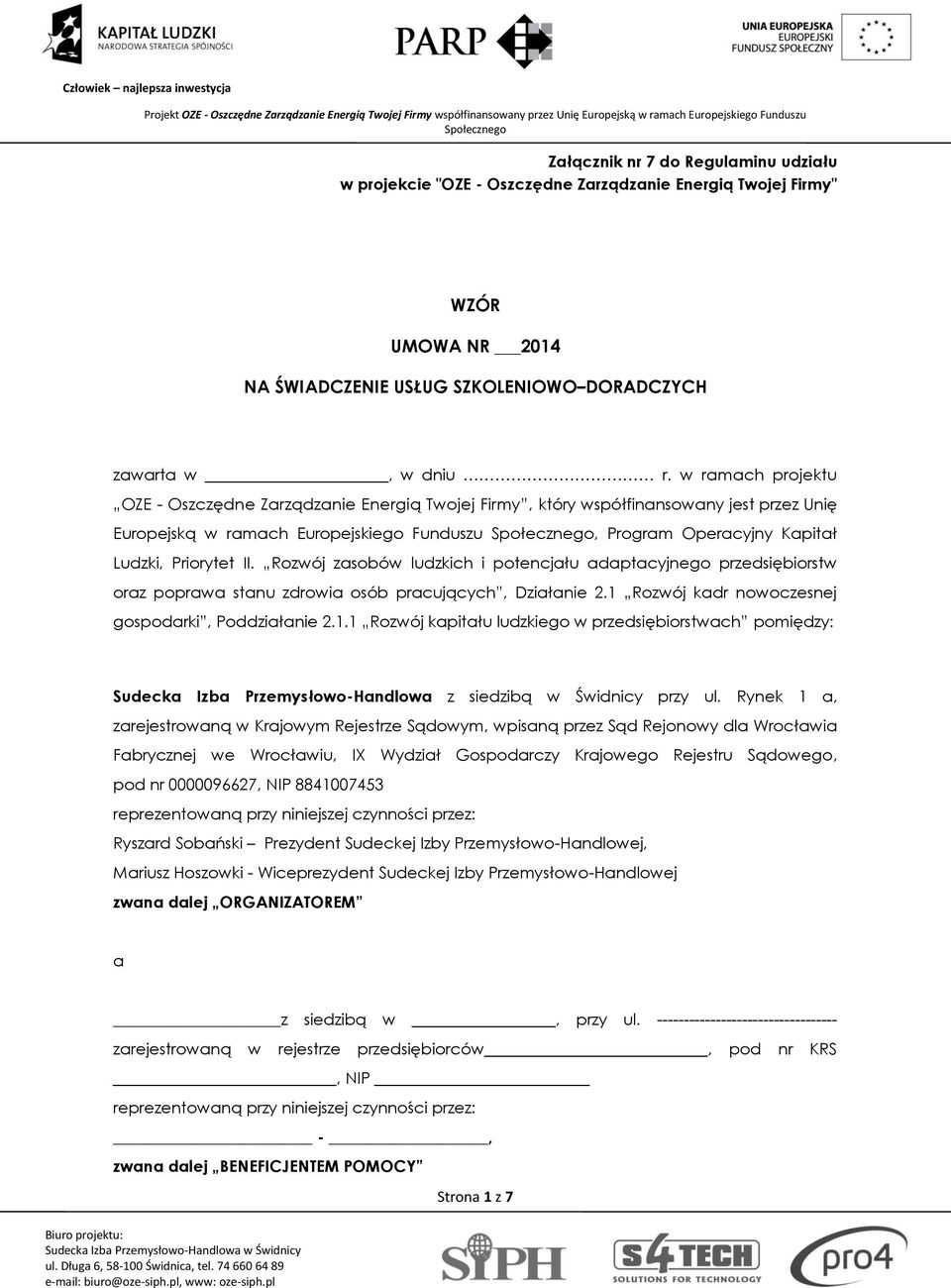 Rozwój zasobów ludzkich i potencjału adaptacyjnego przedsiębiorstw oraz poprawa stanu zdrowia osób pracujących, Działanie 2.1 