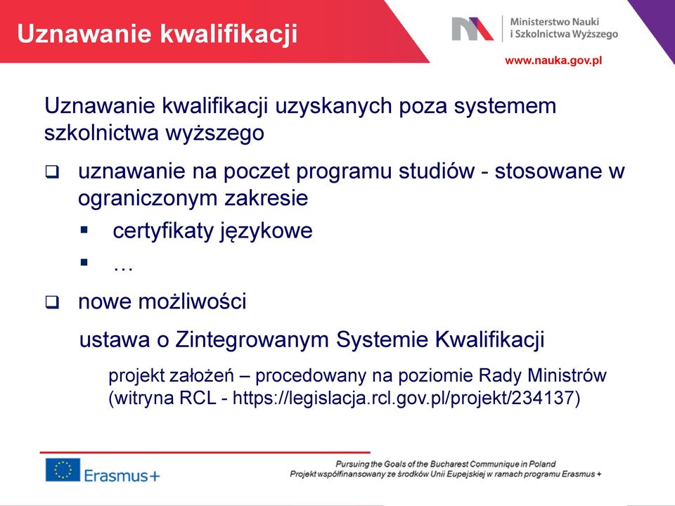 certyfikaty językowe nowe możliwości ustawa o Zintegrowanym Systemie Kwalifikacji projekt