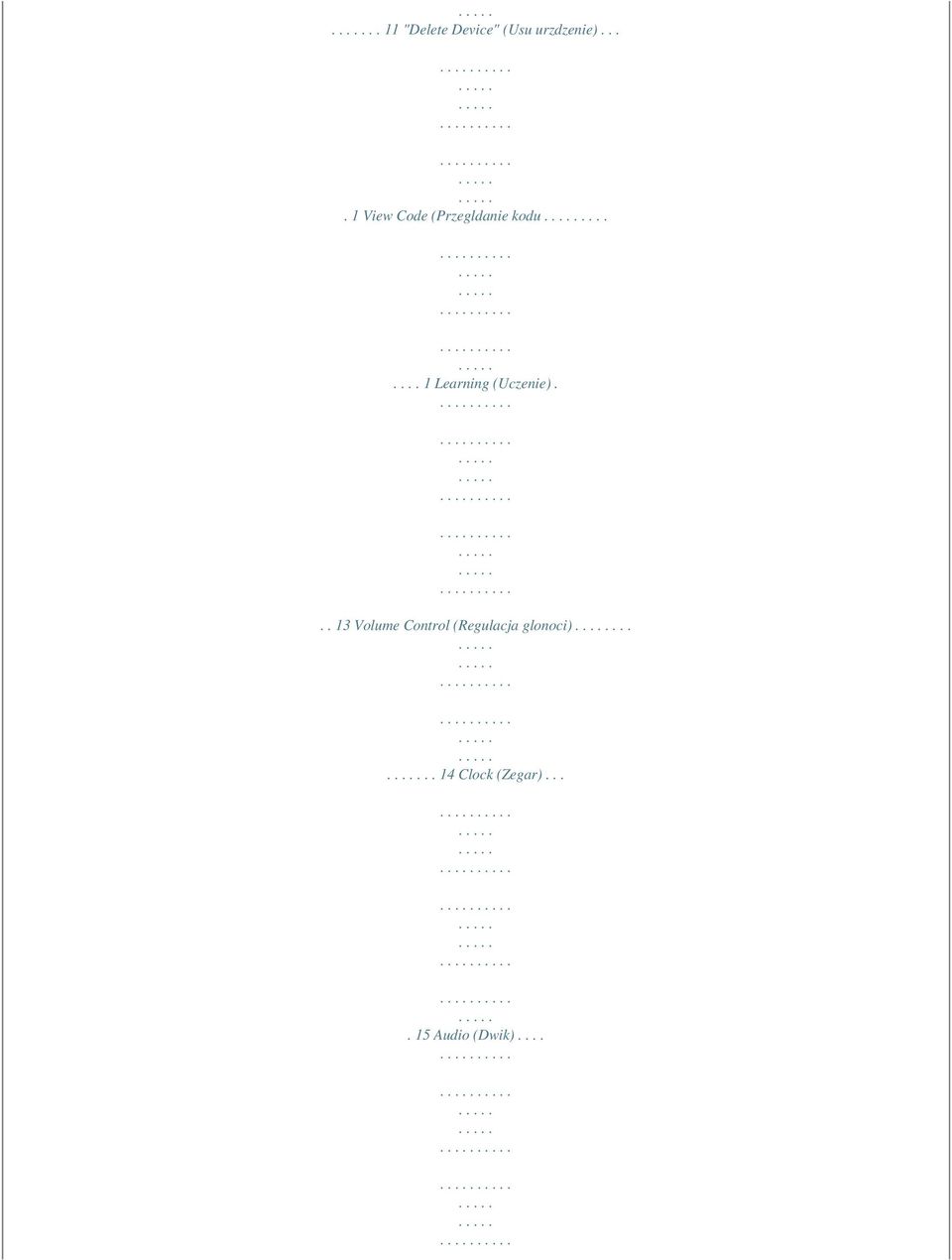 ....... 1 Learning (Uczenie).