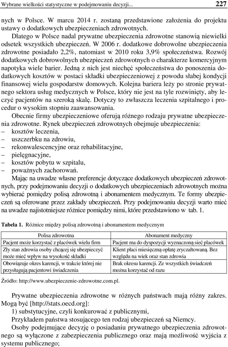 dodatkowe dobrowolne ubezpieczenia zdrowotne posiadało 2,2%, natomiast w 2010 roku 3,9% społeczeństwa.