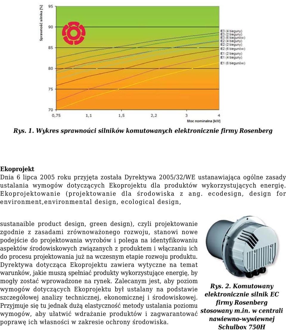 dotyczących Ekoprojektu dla produktów wykorzystujących energię. Ekoprojektowanie (projektowanie dla środowiska z ang.