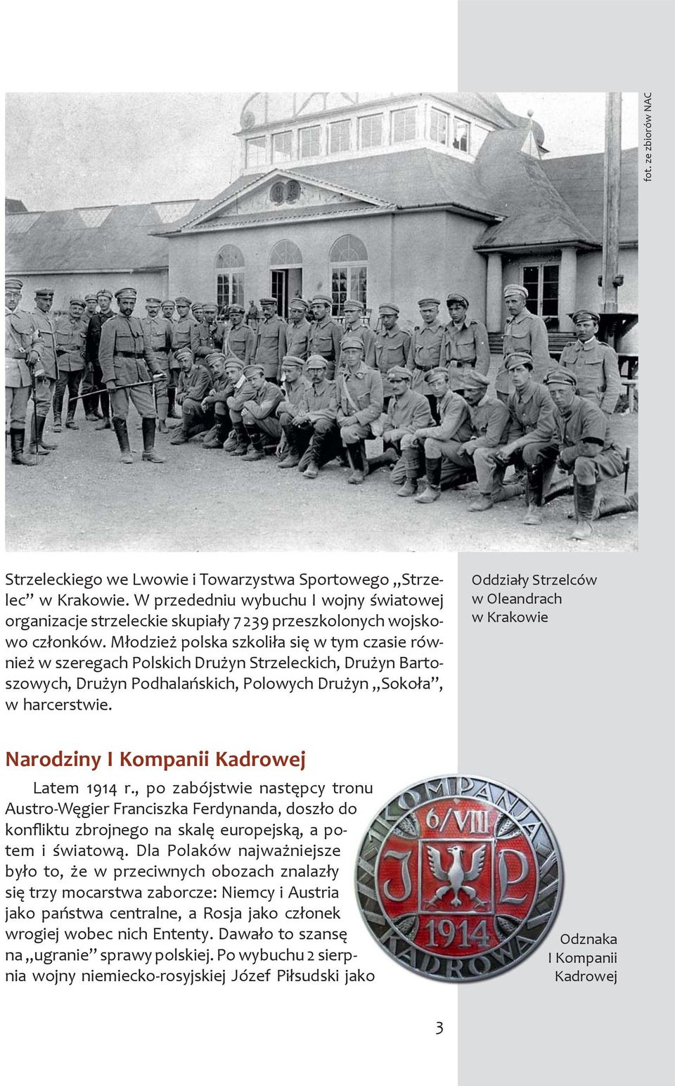 Młodzież polska szkoliła się w tym czasie również w szeregach Polskich Drużyn Strzeleckich, Drużyn Bartoszowych, Drużyn Podhalańskich, Polowych Drużyn Sokoła, w harcerstwie.