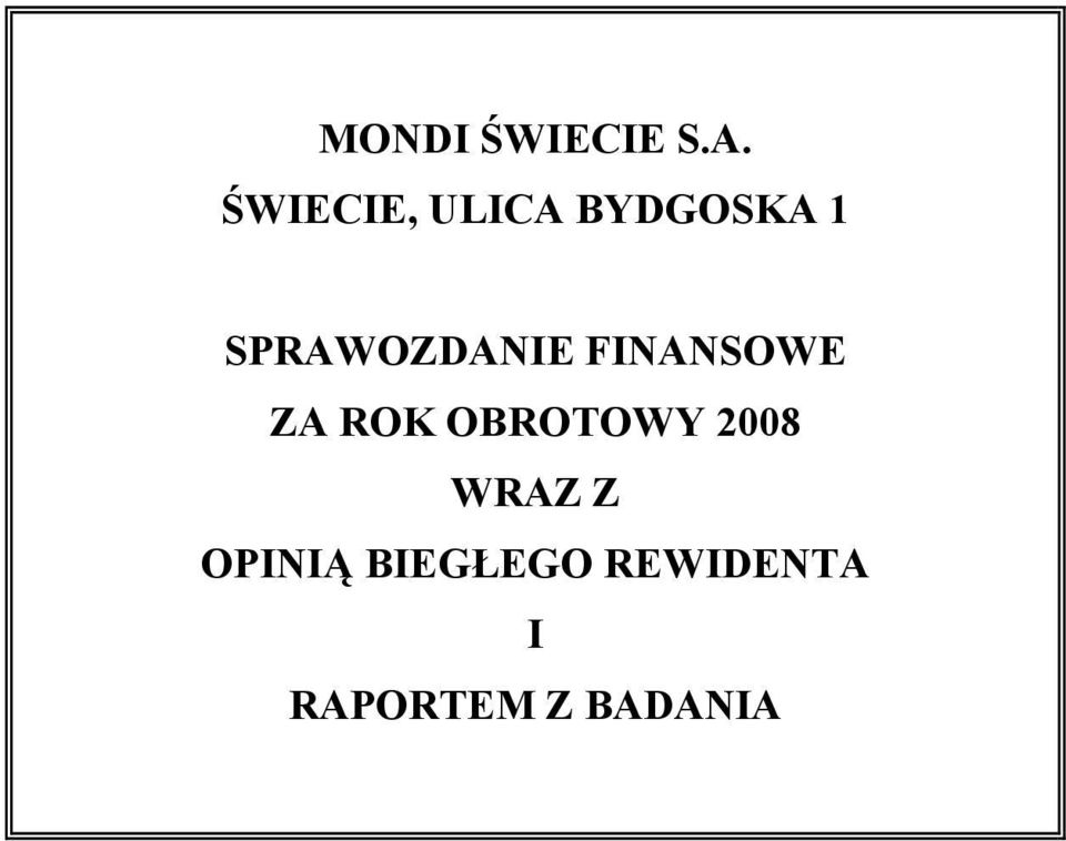 OBROTOWY 2008 WRAZ Z OPINIĄ
