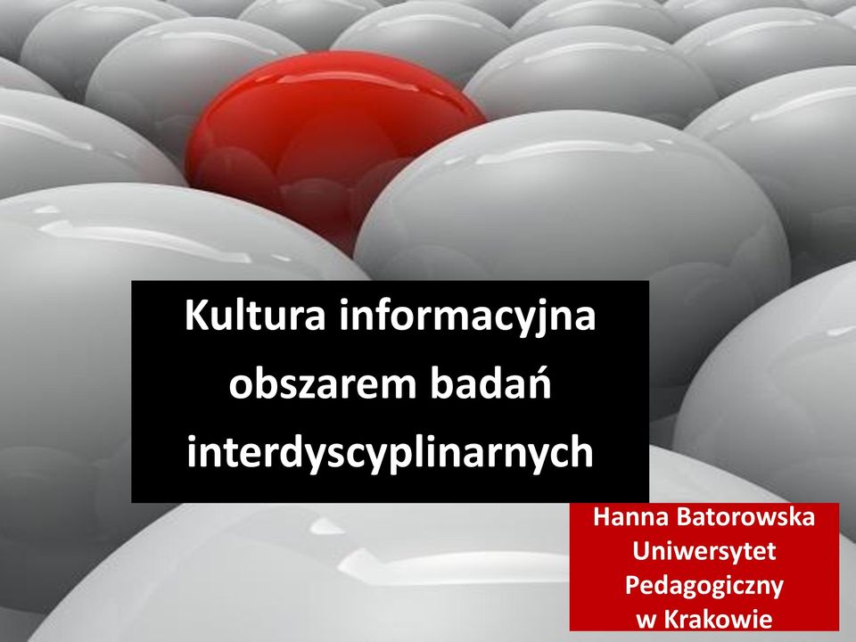 interdyscyplinarnych Hanna