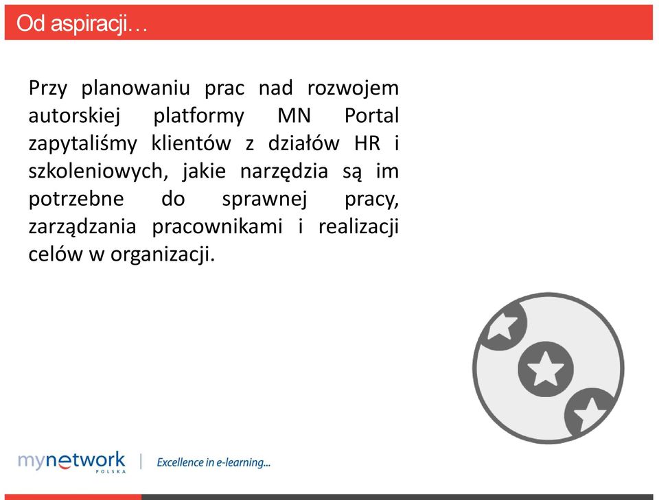 szkoleniowych, jakie narzędzia są im potrzebne do sprawnej