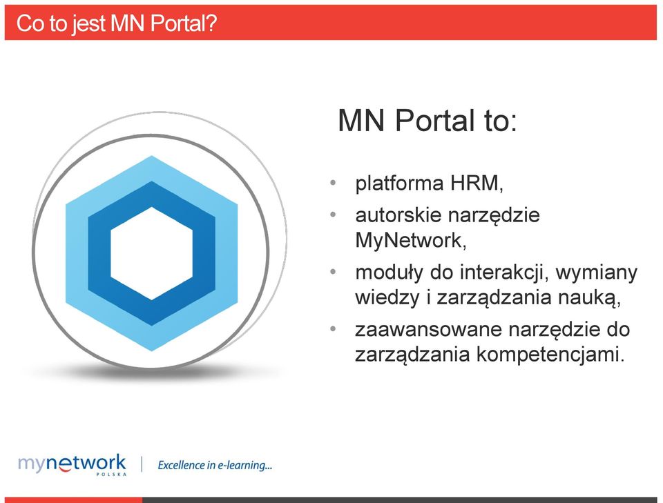 narzędzie MyNetwork, moduły do interakcji,