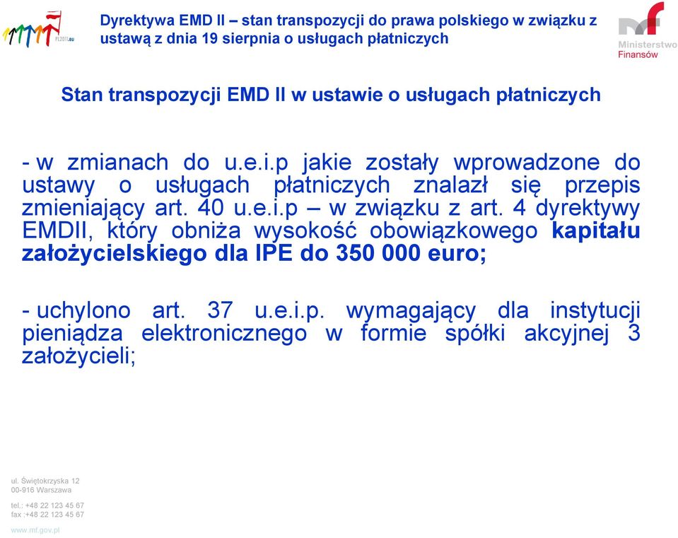 o usługach płatnic