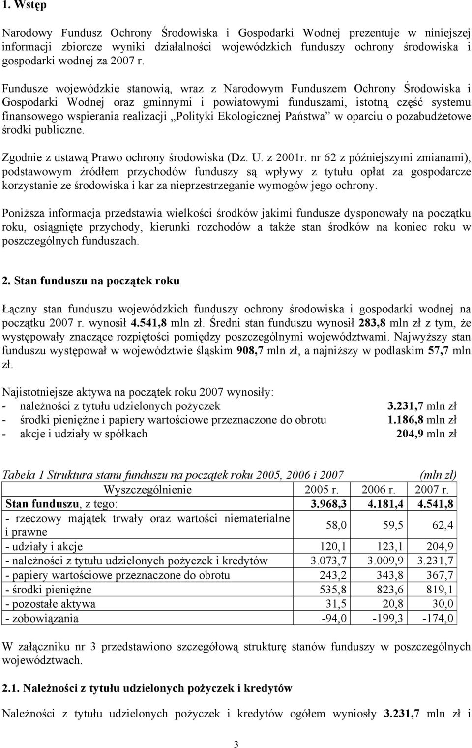 Polityki Ekologicznej Państwa w oparciu o pozabudżetowe środki publiczne. Zgodnie z ustawą Prawo ochrony środowiska (Dz. U. z 21r.