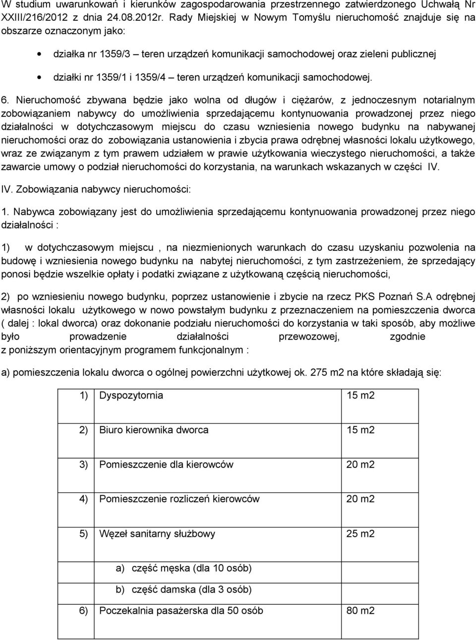 teren urządzeń komunikacji samochodowej. 6.